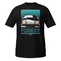 Foxbody Ford Mustang GT Front Retro 4XL blue