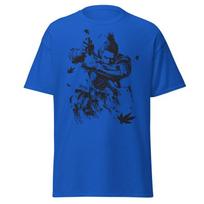 Sekiro: Shadows Die Twice Ink Wash Samurai Maple Leaf Vintage Oversized T-Shirt | Unisex Japanese Gaming Streetwear Tee XXXL žalia