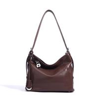 Light luxury messenger bag women's bag loose fashion commuting feeling new armpit bag women's large capacity shoulder bag elegant 2026 gray