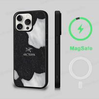 Klasikinis lauko LOGO A-Arc T-Teryx juodas Dėl Magsafe magnetinio telefono dėklo IPhone 16 15 17 Pro Max 11 12 13 14 Plus dangtelis iPhone 17pro max black