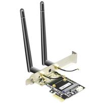 GLOTRENDS WA02 Mini PCIe to PCIe X1 WiFi Adapter, Half-High Mini PCIe WiFi 4566eCoral TPU Module, with 3.5 dBi SMA Antenna