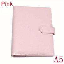 Sweet Candy-Colored Planner Binder, Activity Page Notebook Cover (No Inserts Included) A5 rožinė