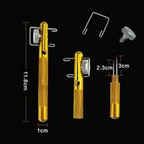 Fast Fishing Knot Tying Tool Double-Headed Knot Tyer Fishing Line Winder One Size brown