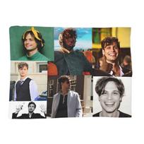 Spencer Reid From Criminal Minds Blankets Soft Warm Flannel Throw Blanket Bedding for Bed Living room Picnic Travel Home Couch Size: 100*150cm, Weight: 280 GSM