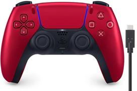 DualSense Wireless Controller Volcanic Red PS5 Controller Charging Cable 3m [Genuine Product] (CFI-ZCT1J07) [Amazon.co.jp Bonus]