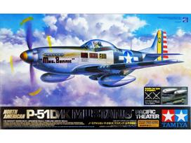 Tamiya P-51D/K Mustang Pacific Theater surenkamas naikintuvo modelis 1/32, 60323