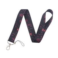Simple Style Credential Holder Lanyards for Keys Neck Strap ID Card Gym Phone Straps Keychain Keyring Accessories Gifts black