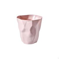 Waste Basket, Large Capacity Trash Can, No Lid, Office, Kitchen, Bedroom White Small Pink Small