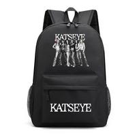 KPOP Katseye Printed Backpack Outdoor Casual Bookbag K-Pop Girl Group Merch Lightweight Large Capacity Travel Daypack 9