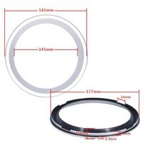 Grille Bezel Plastic Speaker Trim Ring 3/4/5/6.5/8 inch Black Silver Gold Speaker Bezel Plastic Speaker Grille
