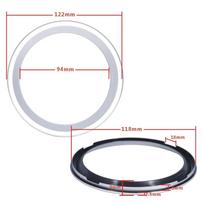Grille Bezel Plastic Speaker Trim Ring 3/4/5/6.5/8 inch Black Silver Gold Speaker Bezel Plastic Speaker Grille