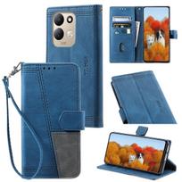 skirta Xiaomi Redmi 17 5G, 17 Vintažinės spalvos blokų folio piniginės tipo telefono dėklas su RFID vagysčių prevencija kortelių laikikliu Redmi 17 4G