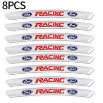 4 vnt. aliuminio automobilio ratlankio stikeriai Ford ST Line Focus Mustang Fiesta Puma Ranger Kuga MK7 ratlankiui Automobilio emblemos Decals Aksesuarai