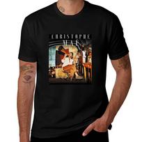 christophe mae Essential TShirt Everyday Wear Basic Short Sleeve Top 4XL black