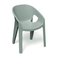 Sodo kėdė Ferne Premo Verde plastikinė žalia su porankiais