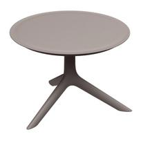 Apvalus lauko stalas Ferne Rimo plastikas taupe 57 cm
