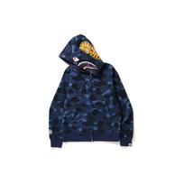 Bape Color Camo Shark Full Zip Hoodie 1I20-115-005 XL