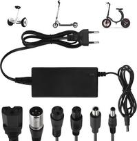 Universalus 42V 2A akumuliatoriaus įkroviklis Xiaomi M365 / Pro 2 paspirtukams – 36V (su 6 jungtimis) black