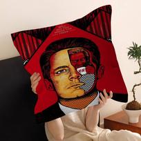 T-TWIN-PEAKS Anime Pillow Gift Home Office Decoration Pillow Bedroom Sofa Car Cushion CoverPillow Case 12x12Inch black