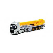 Modelis Welly Volvo Fh 500 sunkvežimis su kranu 1:64