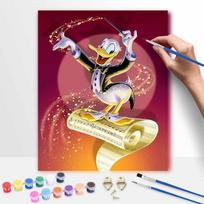 Disney Donald Duck digital oil painting art kit DIY handmade home decoration gift 30x40cm pink