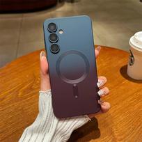 Magnetic Cover for Samsung Galaxy A56 A55 A54 A35 A34 A26 S25 Edge S24 S23 Ultra S22 Plus A16 A15 A06 TPU Soft Shell Phone Case Galaxy A15 5G brown