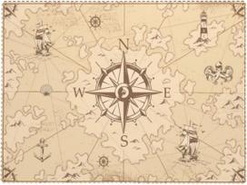 Nautical Island Map Tablecloth Vintage Treasure Map Old Retro Style Table Cover Kitchen Party Decoration 100x140cm beige