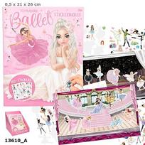 Topmodel Stickerworld Baletas: 110+ Lipdukų, Spalvinimo Knygelė