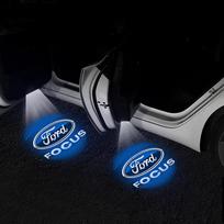 2PCS Car Welcome Light Door Side Projector Lamp Accessory For Ford Mondeo Fiesta Mustang FOCUS Kuga Fusion Max 2007-2008 Escape wzjy07
