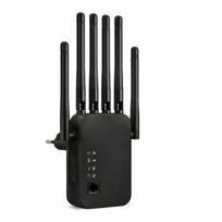 Išmaniojo (Smart TV) ir televizoriaus priedas WiFi signalo stiprintuvas su Ethernet, 6 antenos