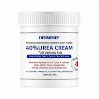 DERMFREE High-Moisture Urea Cream 40% Exfoliating Moisturizing Foot Cream 100ml 100g 1 pcs white