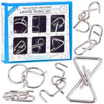 Metalinis galvosūkis žaidimas "6x Metal Puzzle Set"