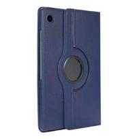 Case for Samsung Galaxy Tab A8 10.5  SM-X200/X205 Ultra Thin PU Leather Cover Sleep Wake 360 Rotating Stand Case A8 10.5 X200 X205 tamsiai mėlyna spalva