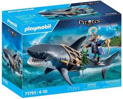 Playmobil Pirates Giant Shark with Pirate 71793 Children' Toy Set (4008789717931)