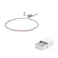 Pandora Women's Sparkling Strand Bracelet Pink 590524PCZ-OP 25CM-Brand Original Box rožinė