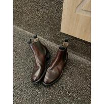 Black Cowhide British Martin Boots Women'S Round Head Handmade Retro Cigarette Tube Chelsea Boots Women'S Short Boots 39 black