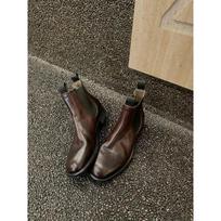 Black Cowhide British Martin Boots Women'S Round Head Handmade Retro Cigarette Tube Chelsea Boots Women'S Short Boots 40 black