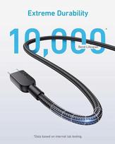 Anker USB-C – USB-C kabelis 240 W, PD, Ultra Fast, sertifikuotas, 3 m, 300 cm