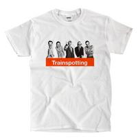 Trainspotting - White Shirt - Ships Fast! High Quality! Unisex T-Shirt XXXXL gray