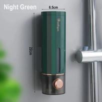 Soap Dispenser Non-Perforating Hand Sanitizer Wall Hanger Press Dispenser Home Hotel Shower Gel Shampoo Box Shower Gel Dispenser žalia