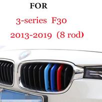 3Pcs Front Grille Trim Strips For BMW Series 1 2 3 4 5 6 AF29 7 8 X1 X2 X3 X4 X5 X6 X7 Z4 E46 E90 F30 E60 E81 F20 F45 F36 F10 F48 F25