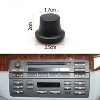 Car Dashboard Radio Audio Volume Button CD Player Rotary Control Switch Button Knob For BMW 3 Series E46 1998-2006 65126924906 black