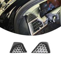 ABS Car Central Control Side Air Conditioning Outlet Frame Decoration Panel Trim Sticker For BMW X5 X6 X7 2023-2026 Accessories gray