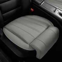Car Seat Leg Support Extension Suede Universal Leather Auto Seat Extender Leg Cushion For Driver Foam Seat Padding Mat Cover pilka