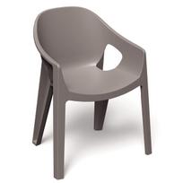 Lauko kėdė Ferne Premo Brown, plastikas, praktiškas dizainas