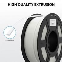 Petg Gija 1,75 Mm 3D Spausdintuvo Siūlas 1 Kg (2,2 Svaro) Aukštesnis Kietumas 3D Spausdinimas, Suderinamas Su Daugumos Fdm 3D Spausdintuvų „Neptūno 2“/ „Neptun“_, Transparent