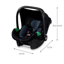 Kinderkraft automobilinė kėdutė Mink Pro i-Size, 0-13 kg, Black