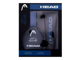 Rinkinys HEAD Attitude vyrams: tualetinis vanduo EDT, 100 ml + dušo gelis, 150 ml