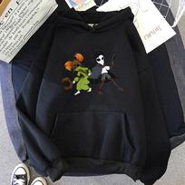 Little Nightmares3 Hoodies Komiksų Žaidimas su Gobtuvu Laisvalaikio Patogūs Drabužiai Aukštos Kokybės Hoodie Retro Rudeniui/Žiemai Su Gobtuvu S juoda