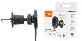 Telefono laikiklis Magnetiline auto telefonihoidik juhtmevaba laadijaga eXtreme O-14W, MagSafe 15 W